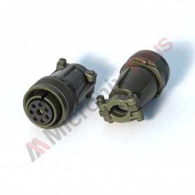 Amphenol MS3106F18-8S, Connector plug, 8 female contacts