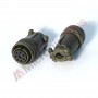 Amphenol MS3106F18-8S, Conector circular de cablu cu 8 contacte mama (7x13A+1x23A)