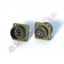 Amphenol MS3102E18-8P, Box Receptacle Connector, 8 male contacts