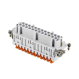 ILME JSHF 24, Female insert, spring terminal connection without tools, 24 poles + PE, 16A 500V, size "104.27"