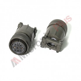 Amphenol MS3106F20-18S, Connector plug, 9 famale contacts