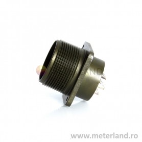 Amphenol MS3102E20-7S, Conector panou 8 ct. mama