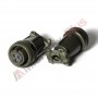 Amphenol MS3106F14S-7S, Connector plug, 3 famale contacts
