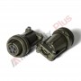 Amphenol MS3106F14S-5S, Connector plug, 5 famale contacts