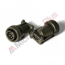 Amphenol MS3106F14S-5P, Connector plug, 5 male contacts