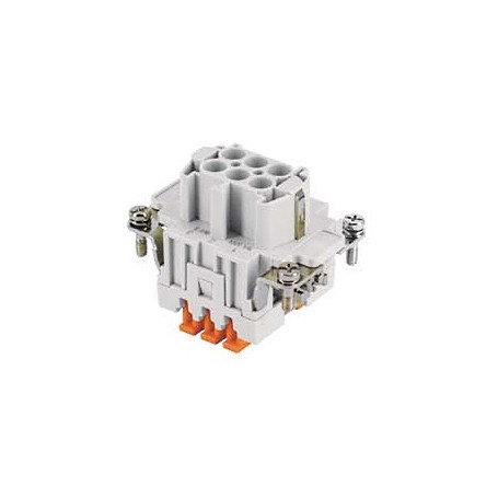 ILME JSHF 06, Bloc de contacte marime "44.27", 6 contacte mama + GND (16A 500V) cu conectare rapida