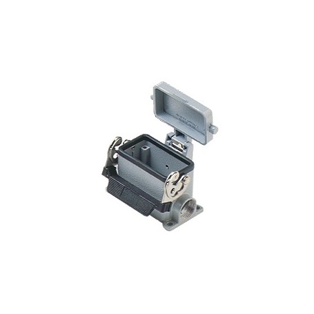 ILME CHP 10LS, Surface mounting housing, with 1 lever, Pg16 cable entry, with metal cover