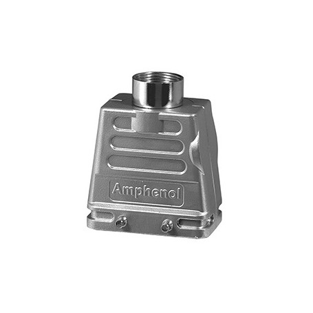 Amphenol C146 10G016 600 8, Carcasa conector cablu, intrare sus Pg21, 4 stifturi, profil inalt