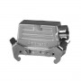 Amphenol C146 10R024 503 8, Carcasa conector cablu, intrare laterala M40, 2 leviere, profil inalt