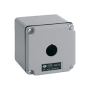 ILME A2M 0909.01, box for control devices and signals, M25 cable entry, 1 hole for unit Ø 22 mm, external dimensions 92x92x86 mm
