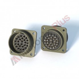 Amphenol MS3102E28-12P, Box Receptacle Connector, 26 male contacts