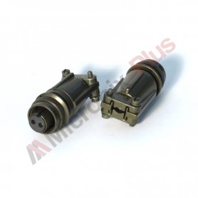 Amphenol MS3106F10SL-4S, Conector circular de cablu cu 2 contacte (13A) mama