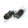 Amphenol MS3106F10SL-4P, Circular connector, straight plug with 2 male 13A contacts