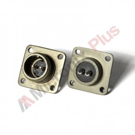 Amphenol MS3102E12S-3P, Conector panou 2 contacte tata