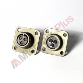 Amphenol MS3102E10SL-3S, Box Receptacle Connector, 3 female contacts