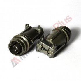 Amphenol MS3106F10SL-3P, Connector Plug, 3 male contacts