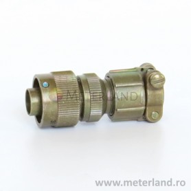 Glenair MS(IT)3106F10SL-3P(B), Connector Plug, 3 male contacts, reverse bayonet coupling