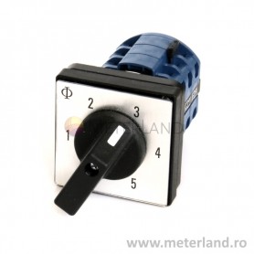 Kraus Naimer CA10 A232-600E-G251, Rotary Switch, 5 steps, 1 pole