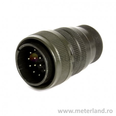 Amphenol MS(DS)3106A22-19P, Connector plug, 14 male contacts