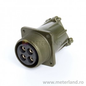 Amphenol MS3100F22-22S, Conector panou 4 contacte mama, 46A