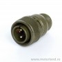 Amphenol MS3106A16-9P, Connector plug, 4 male contacts