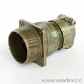 Glenair MS(IT)4100F28-11P-B1, Conector panou 22 contacte aurite sertizabile, tata, pana la 23A