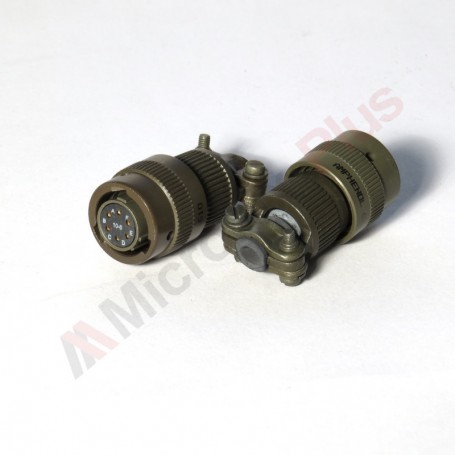 Amphenol 62IN-16F-10-6S, Connector plug, 6 female contacts