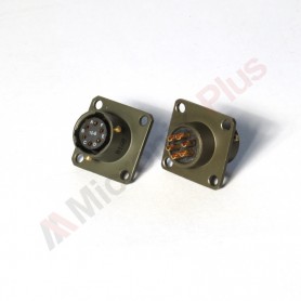 Amphenol PT02E-10-6S, conector circular de panou, 6 contacte mama