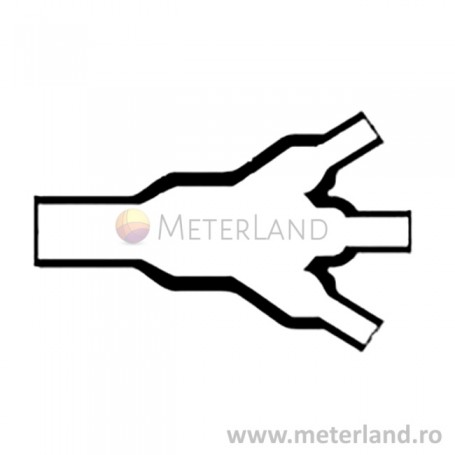 Raychem 462A023-25-0, manson termocontractabil (1 intrare, 3 iesiri), trecere de la 1 la 3