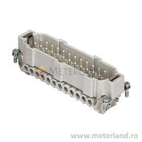 ILME CNEM 24 TX, male insert, screw terminal connection, 24 poles + PE, 16A 500V