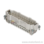 ILME CNEM 24 TX, male insert, screw terminal connection, 24 poles + PE, 16 A 500 V 6 kV 3, without plate