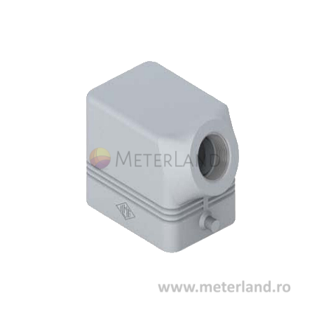 ILME CHO 06 L16, Carcasa cablu cu 2 stifturi pentru conector rectangular marime "44.27", intrare laterala Pg16