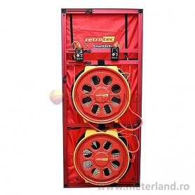 Retrotec EU5210X-E, sistem blower door cu 2 ventilatoare