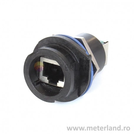 Amphenol RJF-RB-71, Conector panou Ethernet RJ45, mama, IP68