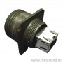 Amphenol RJF-TV-2-1-G, Conector panou Ethernet, MIL-DTL-3899, RJ45 mama