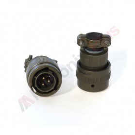 Amphenol 62IN-16F-12-03P, Connector Plug, 3 male contacts