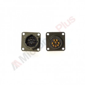 Amphenol 62IN-12E-12-8P, conector circular de panou, 8 contacte tata