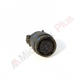 Amphenol 62IN-16F-12-8S, Straight plug strain relief connector, 8 female contacts