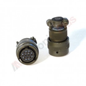 Amphenol 62IN-16F-12-10S, Connector Plug, 10 female contacts