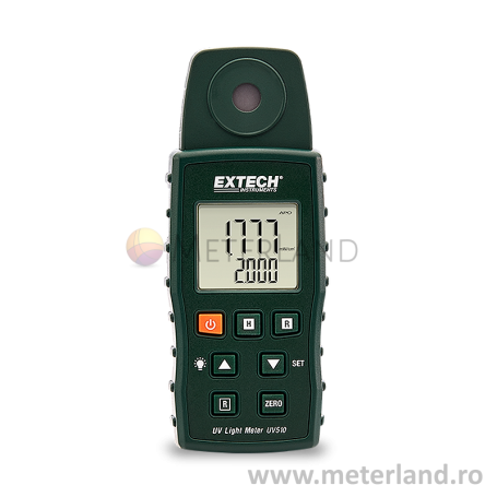 Extech UV510, UV Light Meter, measures UVA light radiation, 793950215104