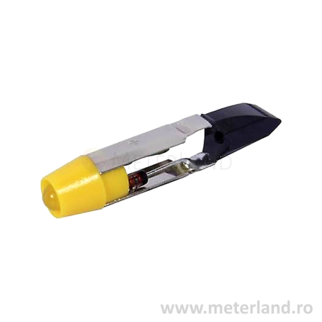 Telephone Slide LED Lamp for Signalisation, 24Vac/dc, Socket T5.5, yellow