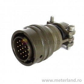Amphenol PT-06E-14-18P-SR, Cable Plug Connector, 18 male solder contacts