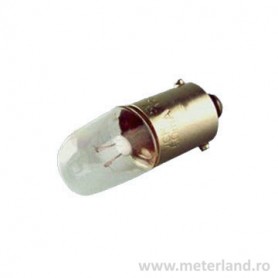 Bec miniatura cu incandescenta, 60V 2W, soclu tip BA9s