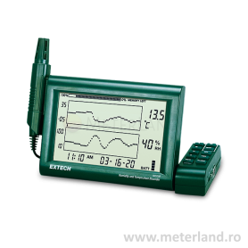 Extech RH520B, Humidity and Temperature Chart Recorder with Detachable Probe