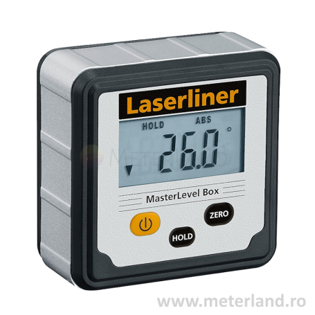 Laserliner 081.260A MasterLevel Box, Nivela electronica compacta 59x59mm, 4021563700226