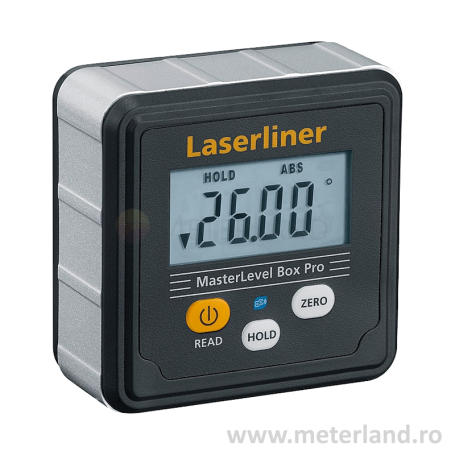 Laserliner 081.262A MasterLevel Box Pro, Compact digital electronic spirit level 59x59mm