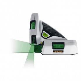 Laserliner 081.137A SuperSquare-Laser 2G, Nivela cu laser verde dual la 90° pentru faianta, gresie