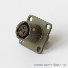 Amphenol 62IN-12E-8-33S, conector circular de panou, 3 contacte mama