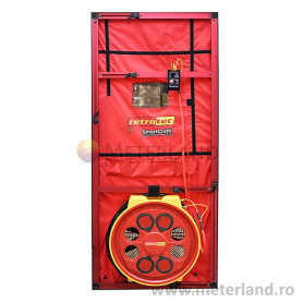 Retrotec EU5110X-E, cadru 50", sistem blower door pentru cladiri rezidentiale