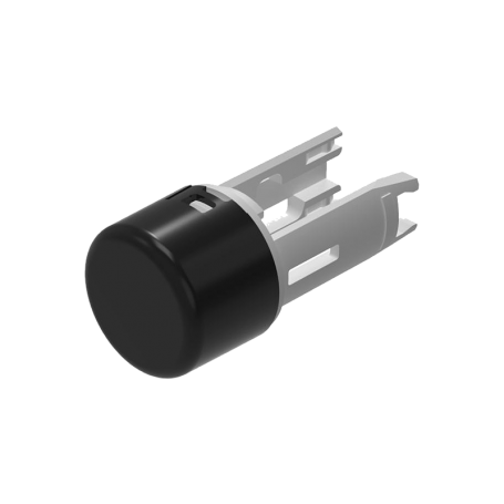 EAO 18-932.0, Lentila din plastic negru Ø7.5mm, fara LED , suport translucid, pentru seria 18 EAO